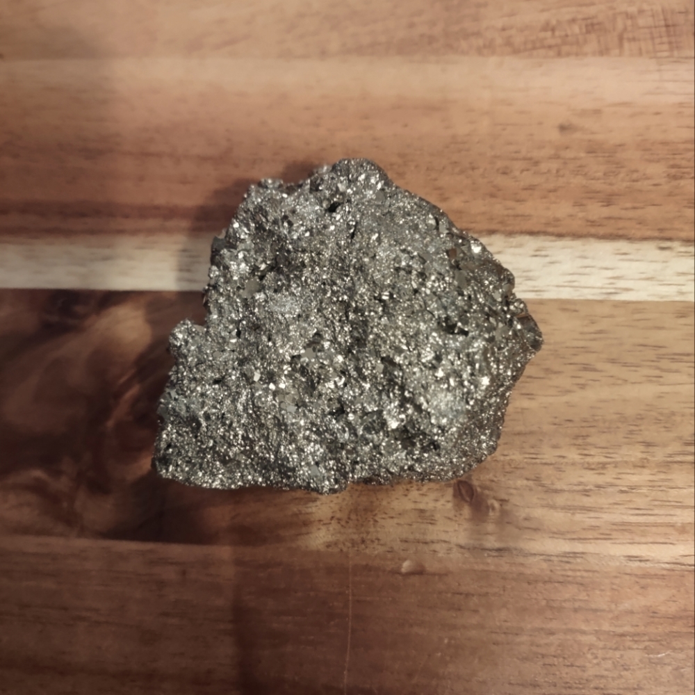 Pyrite 254 grams 3 inches wide by 2 inches tall